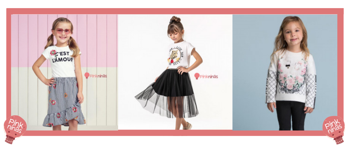 Moda minimalista para crianças