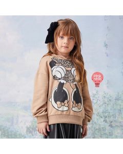 blusa-moletom-infantil-marrom-anime-disney-orelhas-minnie-modelo