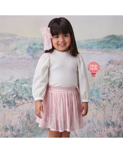conjunto-infantil-rosa-anime-de-blusa-manga-longa-e-shorts-saia-paetes-princess-frente