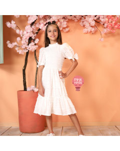 vestido-infantil-branco-midi-detalhes-pompons-100-algodao-modelo