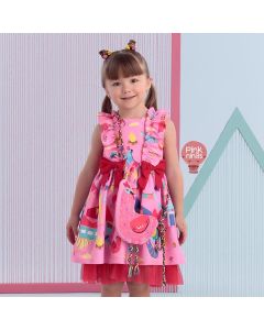 vestido-infantil-rosa-mon-sucre-fazendinha-bolsinha-galinha-modelo