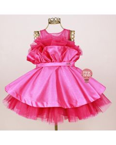 vestido-de-festa-infantil-luxo-mon-sucre-rosa-barbie-tule-frente