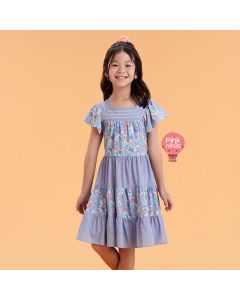 vestido-de-festa-infantil-azul-petit-cherie-floral-freedom-orange-modelo