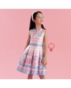 vestido-de-festa-infantil-rosa-e-azul-petit-cherie-floral-ingrid-modelo