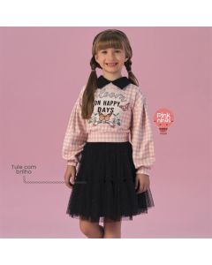 conjunto-infantil-preto-e-rosa-petit-cherie-de-blusa-manga-longa-e-saia-tule-brilho-modelo