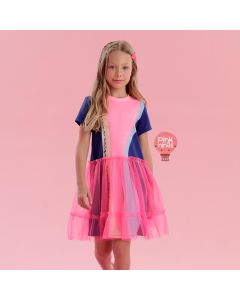 vestido-infantil-multicolorido-petit-cherie-sobreposicao-tule-neon-sea-wish-modelo