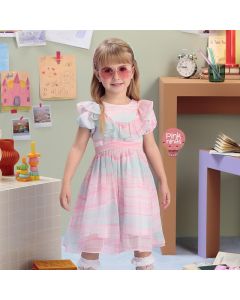 vestido-de-festa-infantil-rosa-e-verde-petit-cherie-ondas-candy-modelo