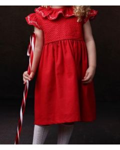 vestido-de-festa-infantil-vermelho-100-algodao-mannu-modelo