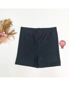 Shorts Infantil Básico Preto - Ideal Para Utilizar Por Baixo de Vestidos
