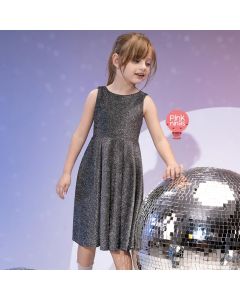vestido-de-festa-infantil-preto-com-fios-de-lurex-prata-modelo